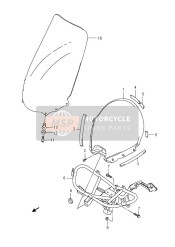 4815012JA0, Brace, Leg Shield, Suzuki, 0